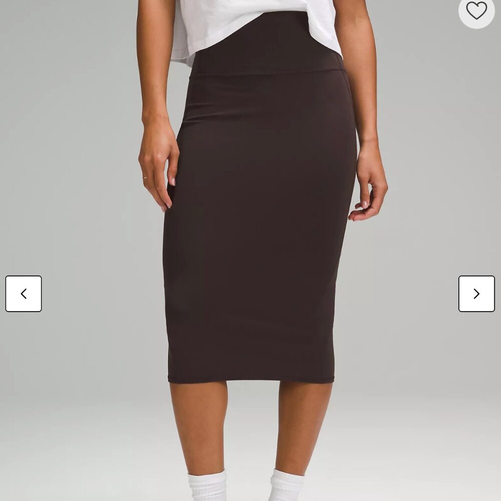 Lululemon Nulu Slim-Fit High-Rise Skirt Espresso 6